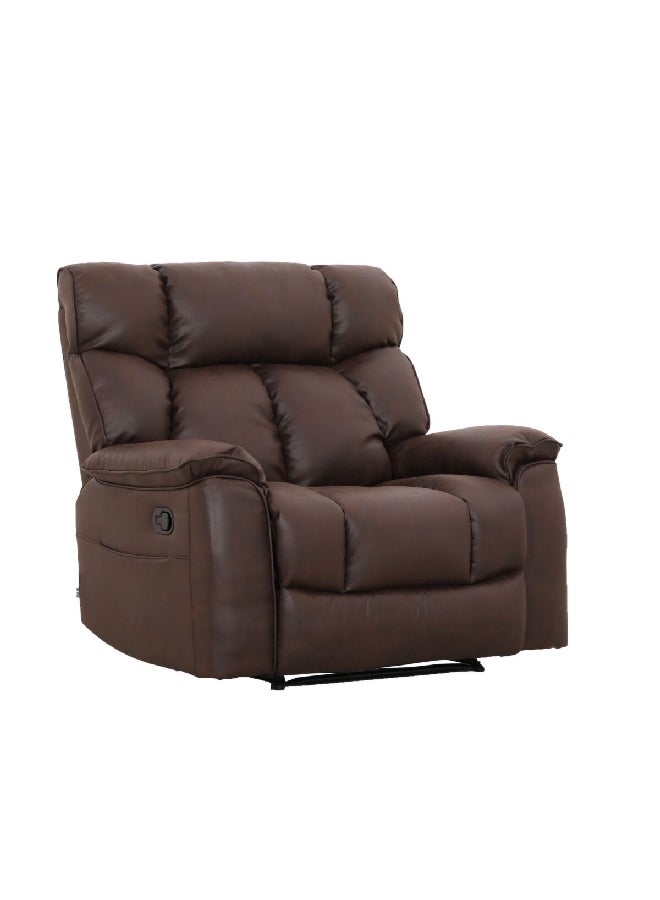 Micasa Elegant and Modern Design Manual Recliner Chair Brown 102 x 106 x 113 cm 0310C-BR - Image 2